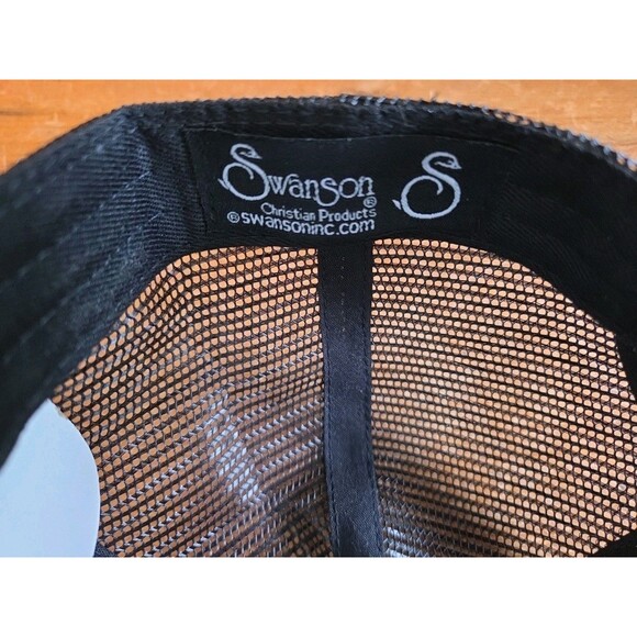 Swanson Cristian Be Strong And Courageous Trucker Hat Cap Snap Back NWT - Picture 7 of 9